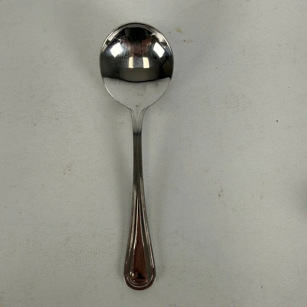 LOT OF 4 Walco Stainless 18/10 Flatware BALANCE Soup Spoons